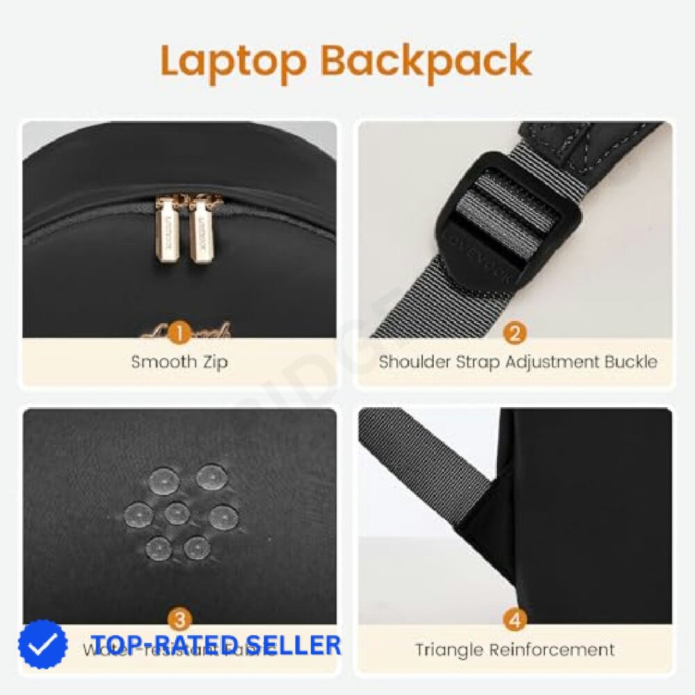 Mini Puffer Backpack Lightweight Nylon Casual Day… - image 5